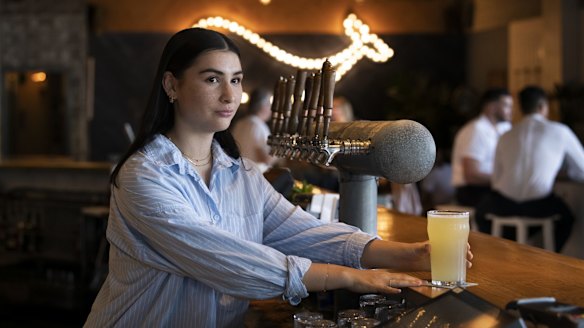 Bar team leader Roisin Yau at Sydney's Coogee Pavilion. Yau says tipping is about more than the monetary benefits.