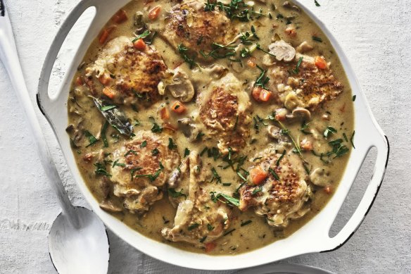 Chicken fricassee.