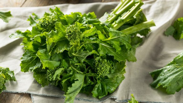 Rapini, or broccoli rabe, may be tricky to find but worth the hunt.