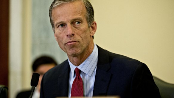 Senator John Thune became the first member of the Senate Republican leadership to urge Trump to stand down. 