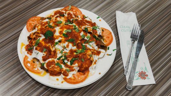 Smoke signals: The Iskender plate. 