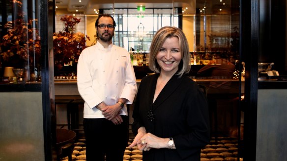 Vicki Wild and partner, Martin Benn who run Sepia restaurant in Sydney. 26th April 2013
Photo Dallas Kilponen