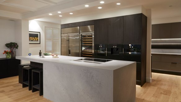 Kerrie and Spence's winning room had all the appliances you could expect from a luxury kitchen.