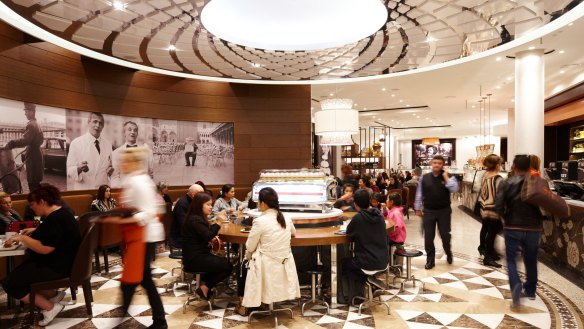 Th Brunetti restaurant moved its Carlton cafe into its spectacular new Lygon street premises in 2013.