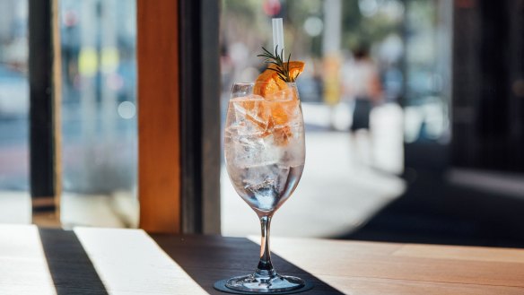 Vermouth cocktail at The Paddington Inn, Sydney. 