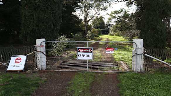 Glenn Sanders' home on the western side of Derrinallum.