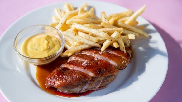 For a twist on the classic, try duck frites at Bistrot 916. 