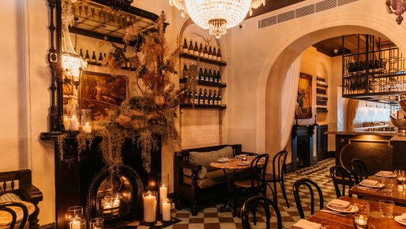 Bar Lucia's interior is inspired by the architecture of Madrid.