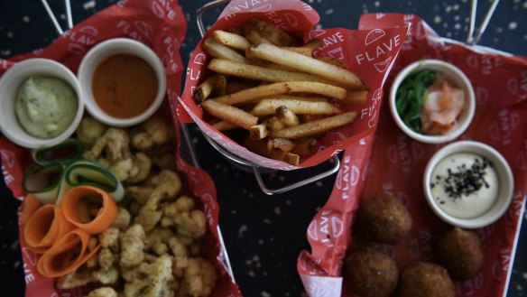 Southern Fry Side (left), Goldy Side and Japancini Balls.