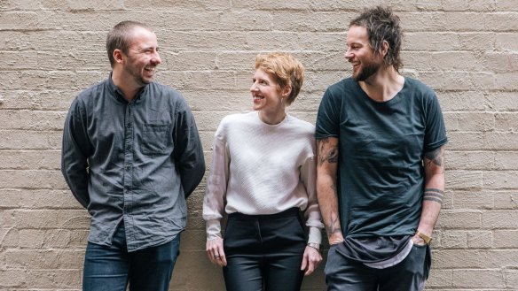 Left to right: Andrew Murch, Ainslie Lubbock and Joel Alderson.