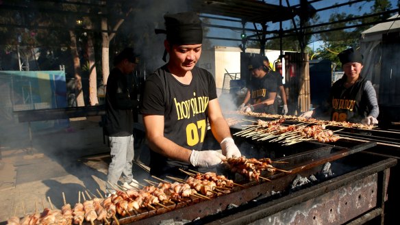 Hoy Pinoy is one of the stalls at the Good Food Month Night Noodle Markets.