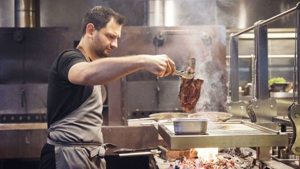 Lennox Hastie creates a menu that draws on wood and flames at his Sydney restaurant, Firedoor.