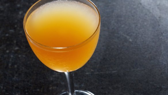 Shy sour: a cross between a margarita and an amaretto sour.