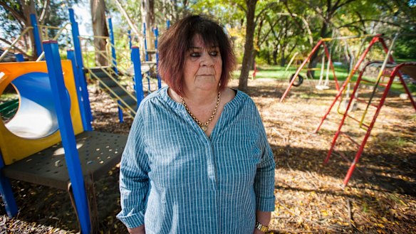 Winnunga Nimmityjah chief executive Julie Tongs at Boomanulla Oval. 