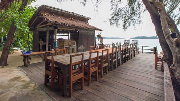 Eating out at Macan Eco Village And Resort.