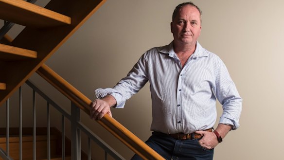 Barnaby Joyce at home in Armidale.