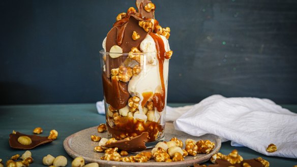 Miso caramel sundae.