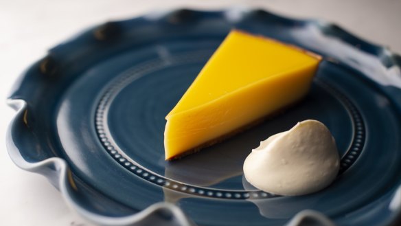 Meyer lemon tart.