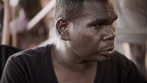 Geoffrey Gurrumul Yunupingu in a still from the documentary film ''Gurrumul''.