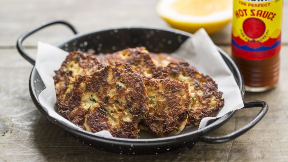 Frank Camorra's crab cakes.