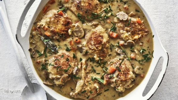 Chicken fricassee.