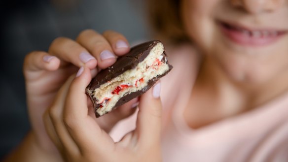 Isaac Tulemija's chocolate wheels are one of his most popular treats.