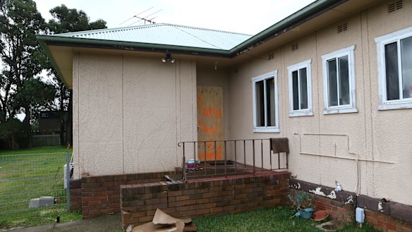 The house where Mahmoud Hrouk was killed on May 22.
