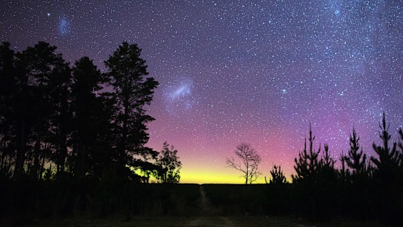 Aurora australis from Longford, Gippsland, on August 3.