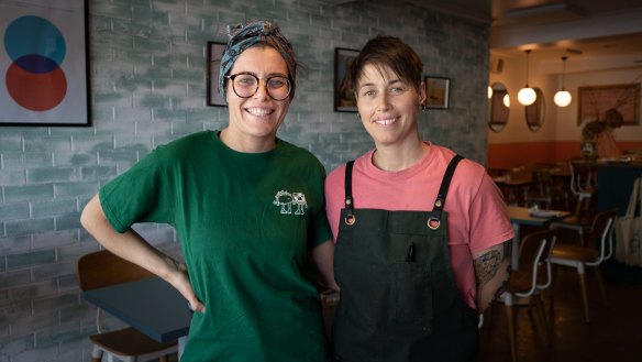 Lola Dining owners Rosa Diaferia and Olivia Serrano.