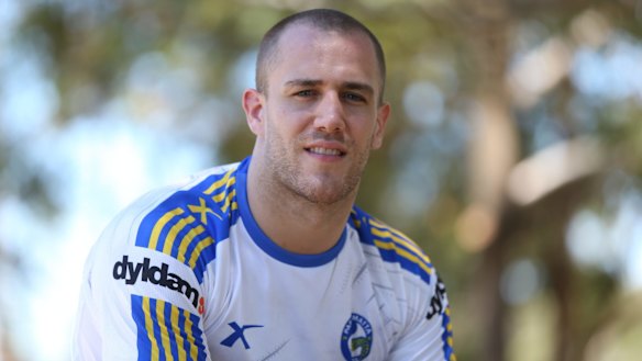 Short-lived stint: Englishman Lee Mossop, who played for the Eels in 2014.