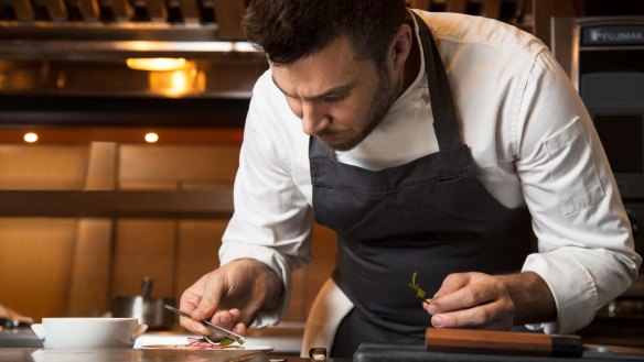 Chef Scott Huggins of Penfolds Magill Estate Restaurant near Adelaide.