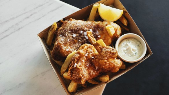 The battered fish and chips are Sydney's best.