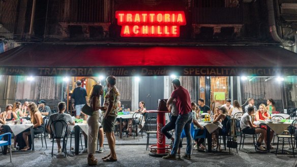 Trattoria Achille in Catania.