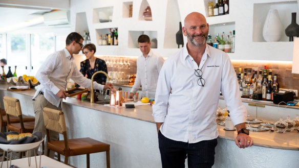 Chef Alessandro Pavoni from restaurant Ormeggio at the Spit .