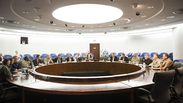 NSA headquarters at Fort Meade, Maryland.