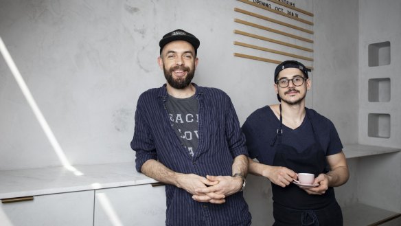 Co-owners and chefs Federico Zanellato (left) and Lorenzo Librino.