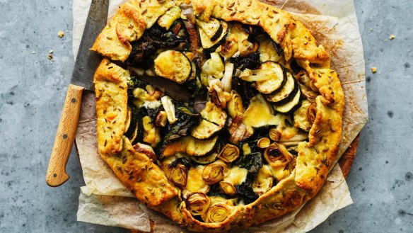 The great joy of a galette is its rustic, freeform nature.