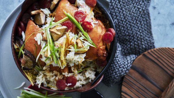 One-pot wonder: Chinese-style claypot rice.