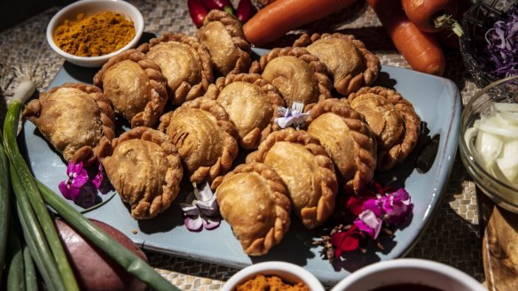 Malaysian curry puffs from Mama Gourmet Delights.