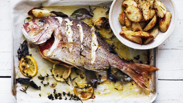 Neil Perry's whole-roasted snapper 