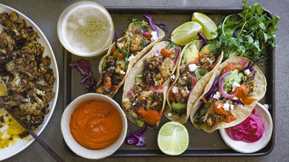 Cauliflower tacos are a good recipe to add to the repertoire.