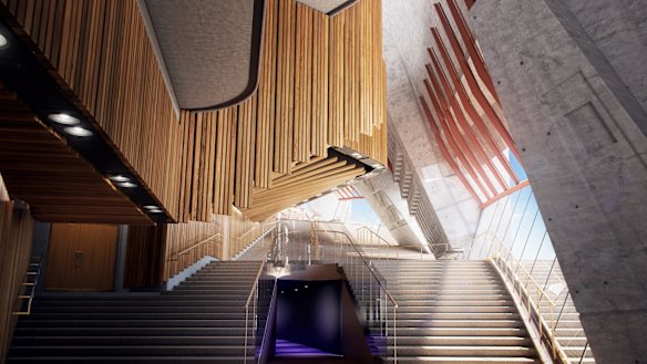 The Opera House's Northern Foyer Passageway. 