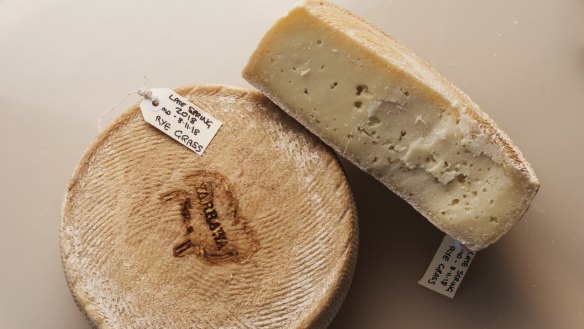 'Yarrawa' raw milk cheese from Pecora Dairy.
