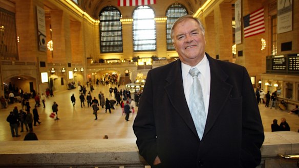 Former Opposition leader Kim Beazley in Grand Central Station in New York. He was named in the Australia Day honours list.