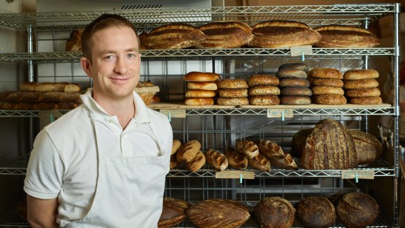 Baker Bleu's Mike Russell. The bakery will soon have a Sydney outpost in Double Bay. 