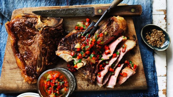 Small serves of protein may be better for older people than eating a whole T-bone in one sitting.