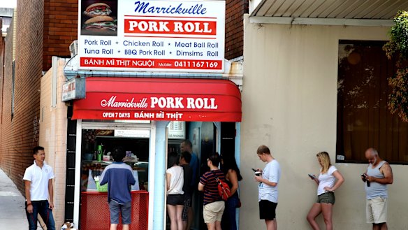 Marrickville Pork Roll: worth lining up for. 