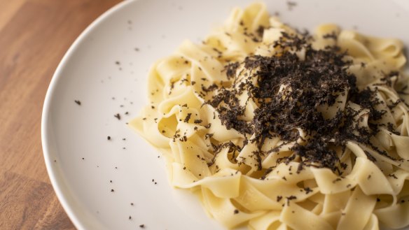 Fettuccine with Canberra truffles is the only time the menu breaks the bank.