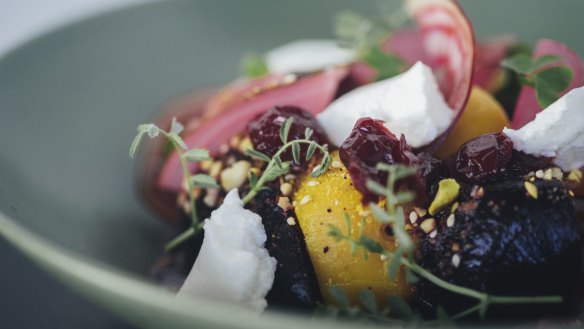 Food and Wine
Restaurant review at Vincent restaurant in Barton.
Medley of Beetroot, Cherry and Curd

17 May 2016
Photo by Rohan Thomson
The Canberra Times