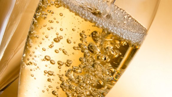 Sparkling wine.